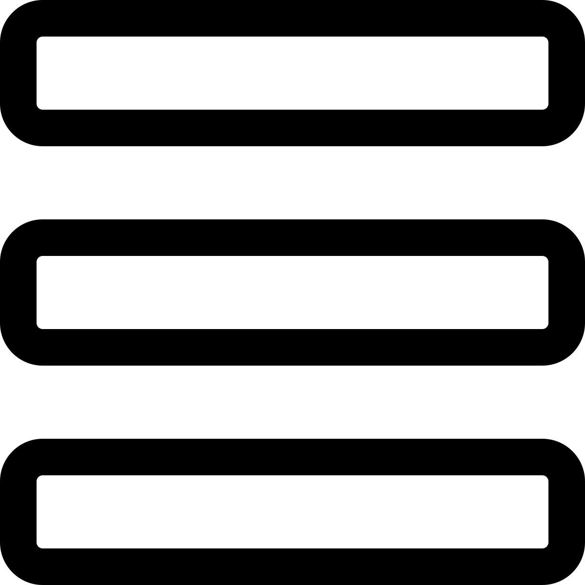 hamburger menu icon