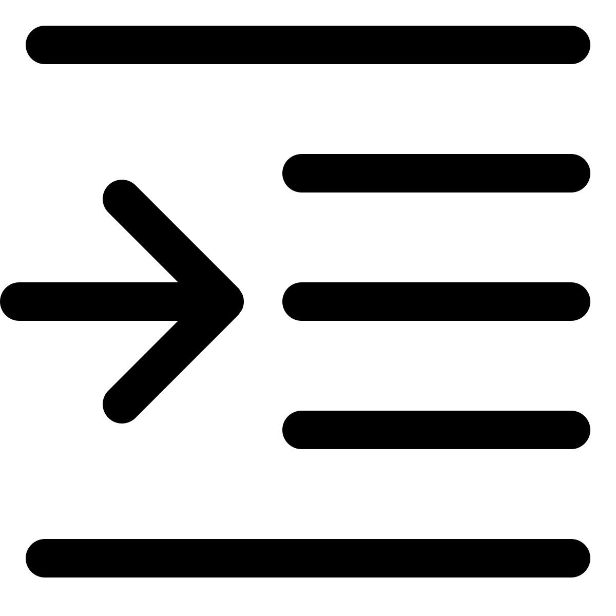 indent center left shift paragraph body arrow direction align increase margin icon