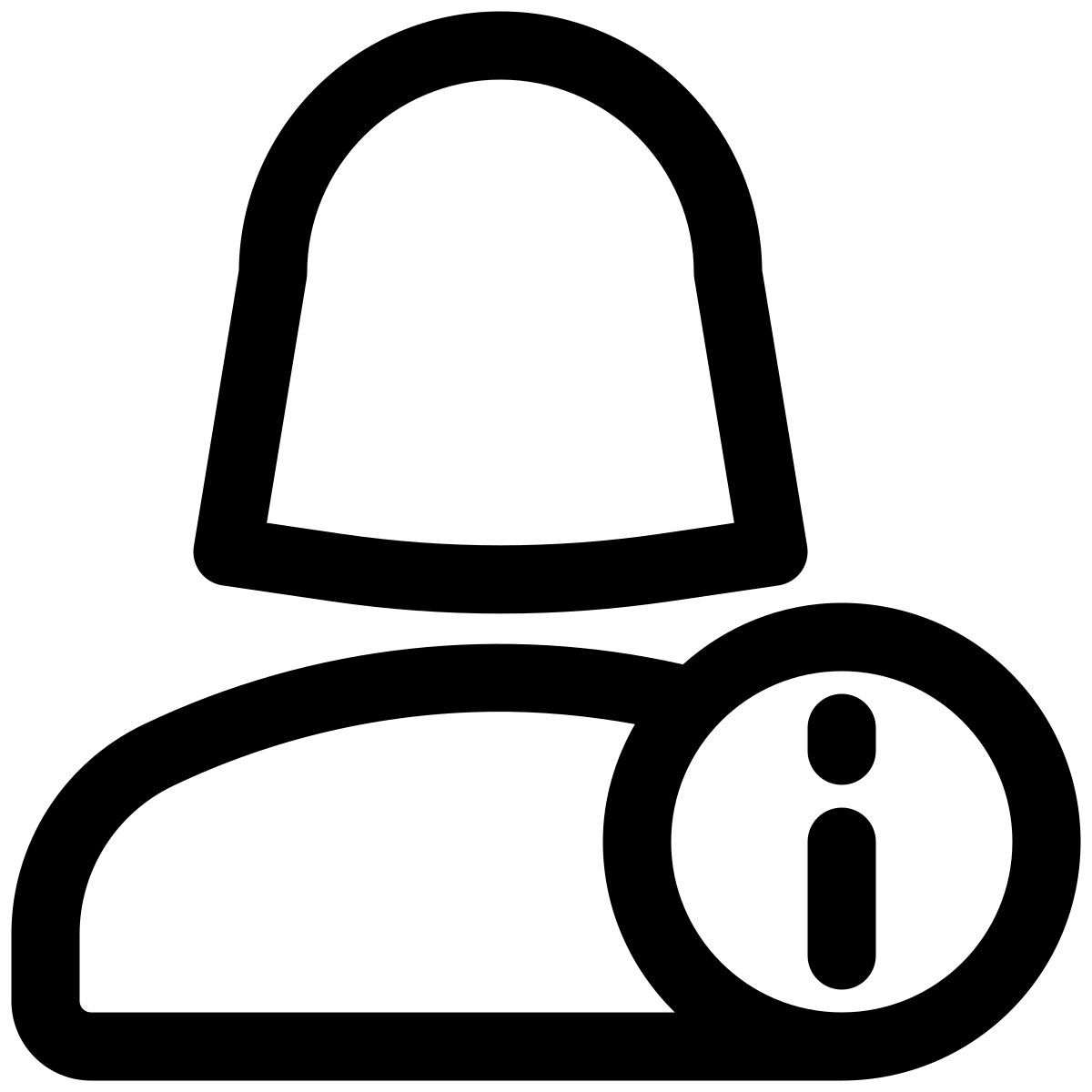 information of an online female user i button placement icon
