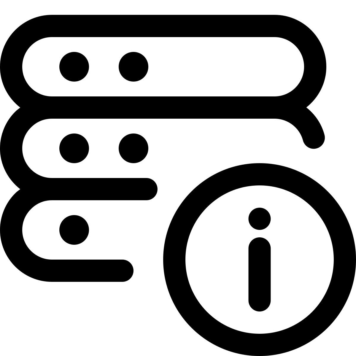 informations sur le serveur icon