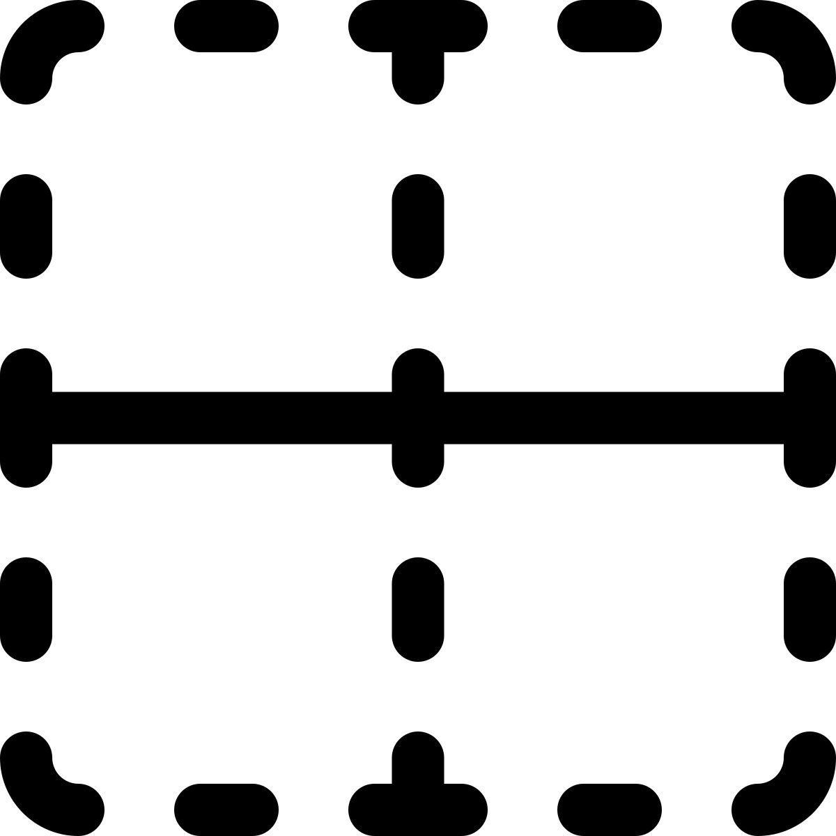 insert horizontal border icon