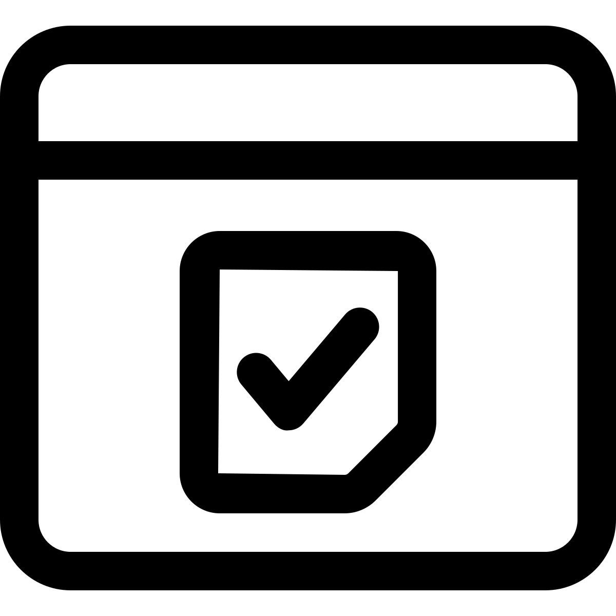 带有提醒勾选标记选择投票的外部互联网浏览器常规 tal revivo icon
