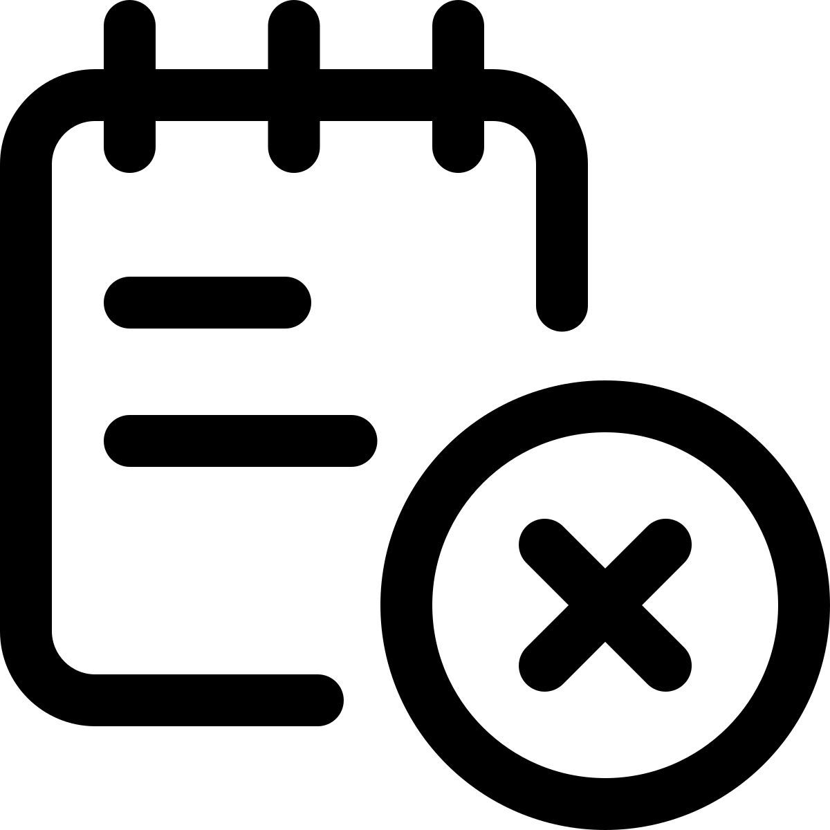 close notes icon