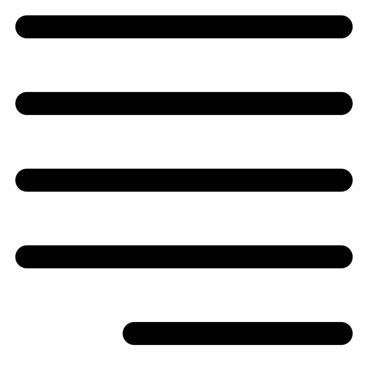 justify right alignment paragraph setting text layout position format icon
