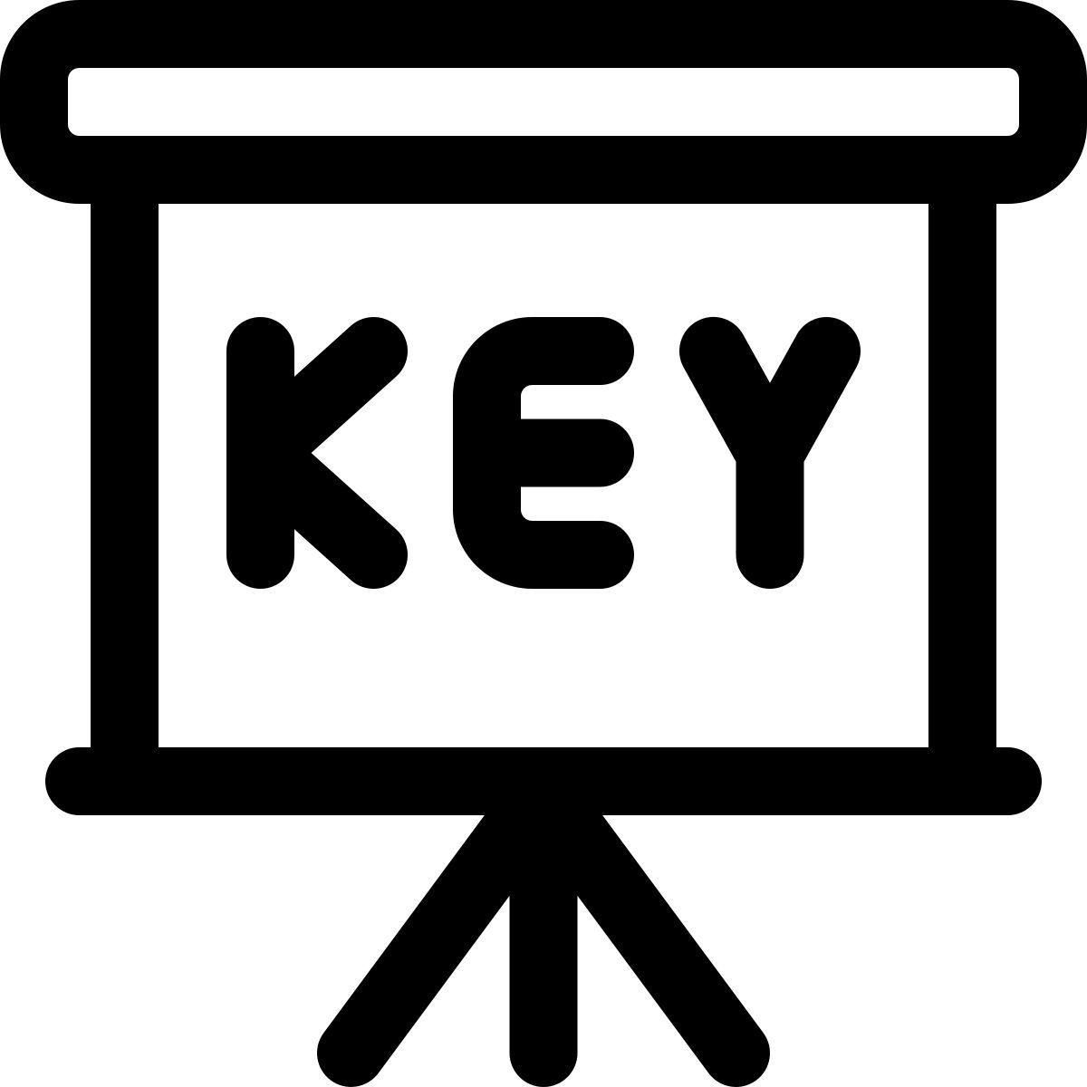 key metrics presentation icon