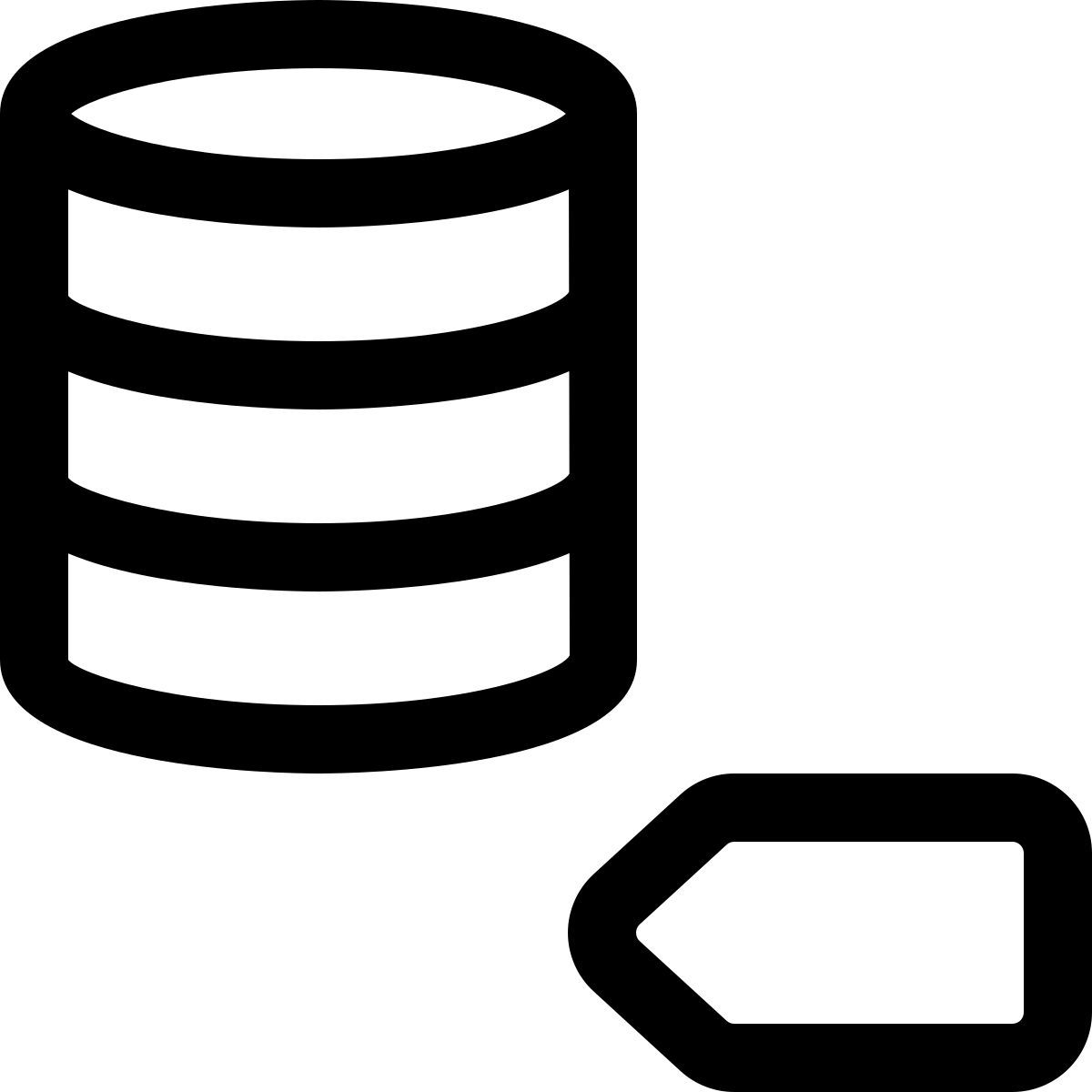 etichetta del database icon