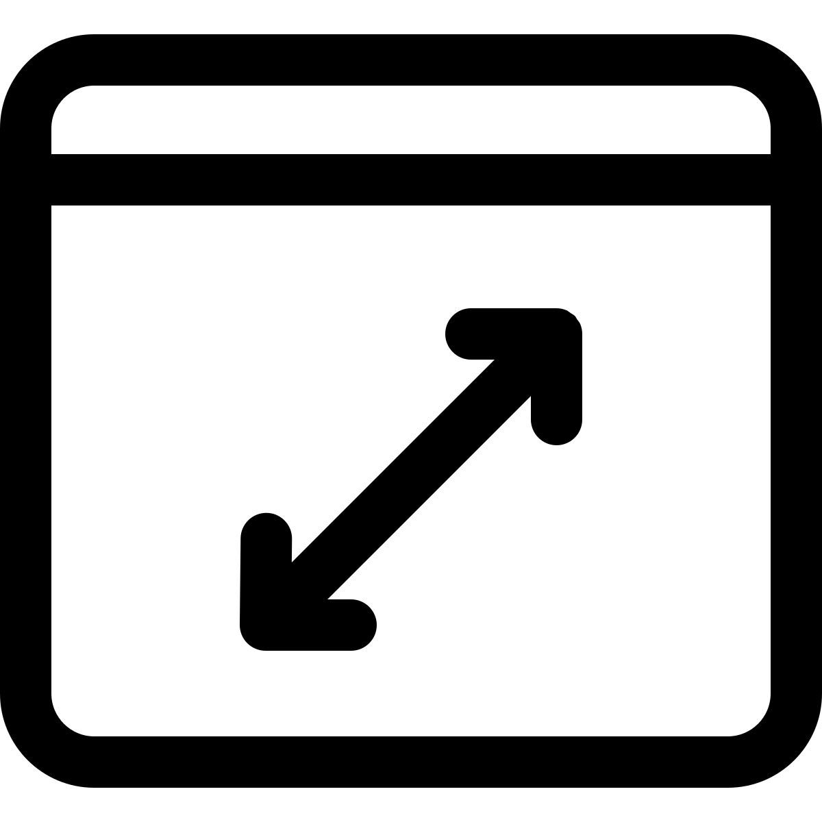 maximize window icon