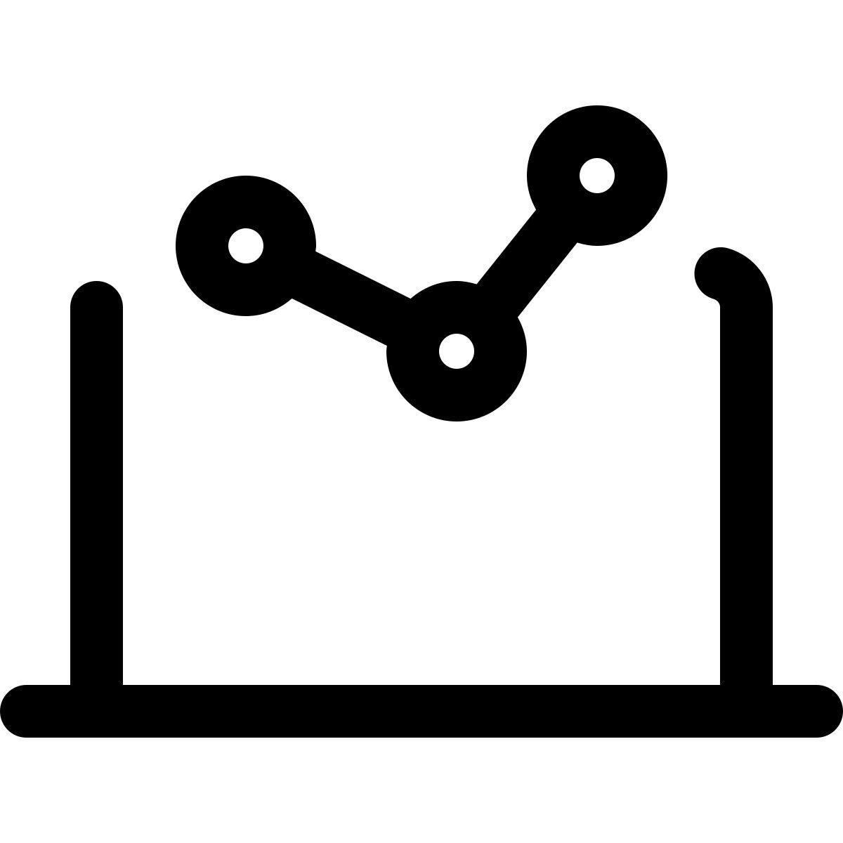 statistiques sur les ordinateurs portables icon