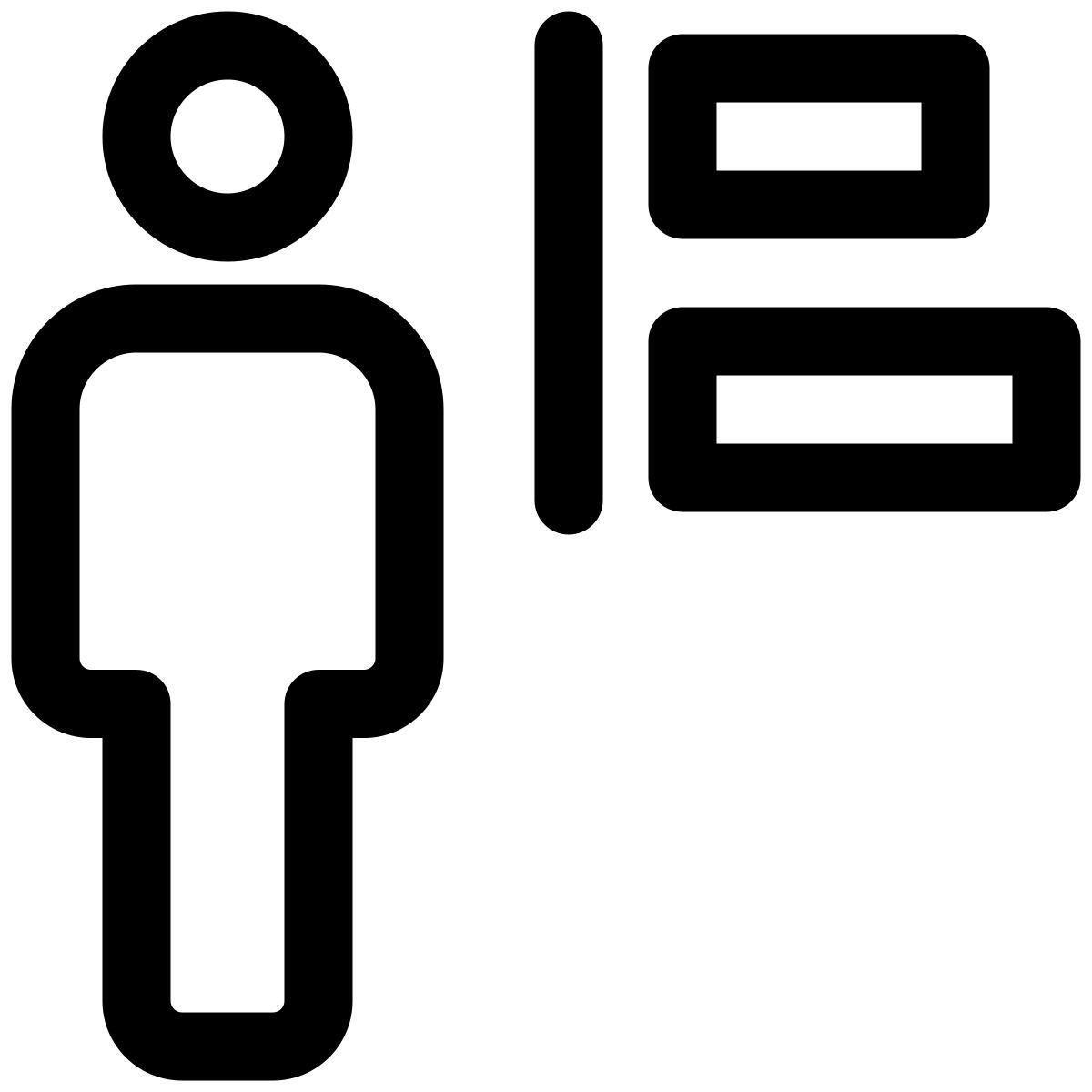 왼쪽 정렬 icon