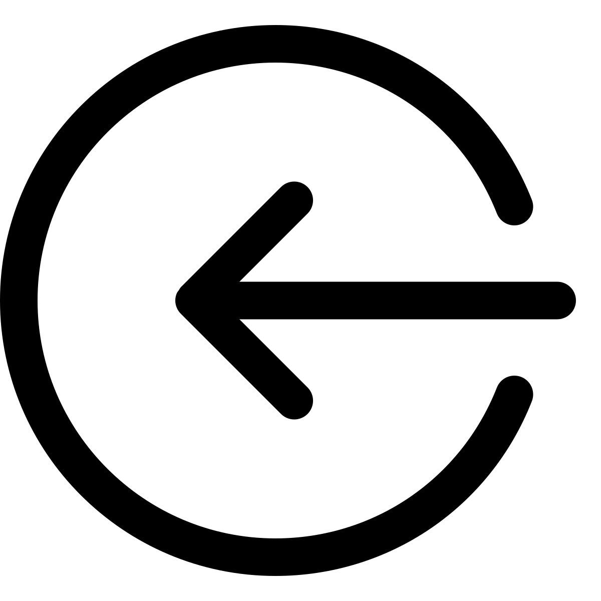 left arrow icon