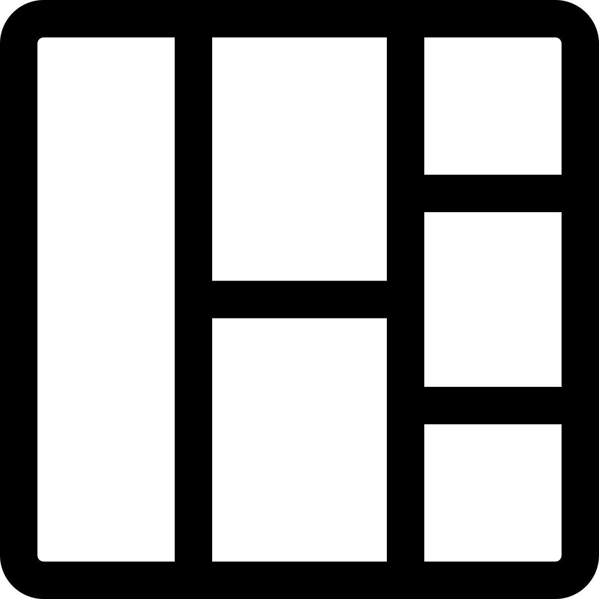 带网格的方块 icon