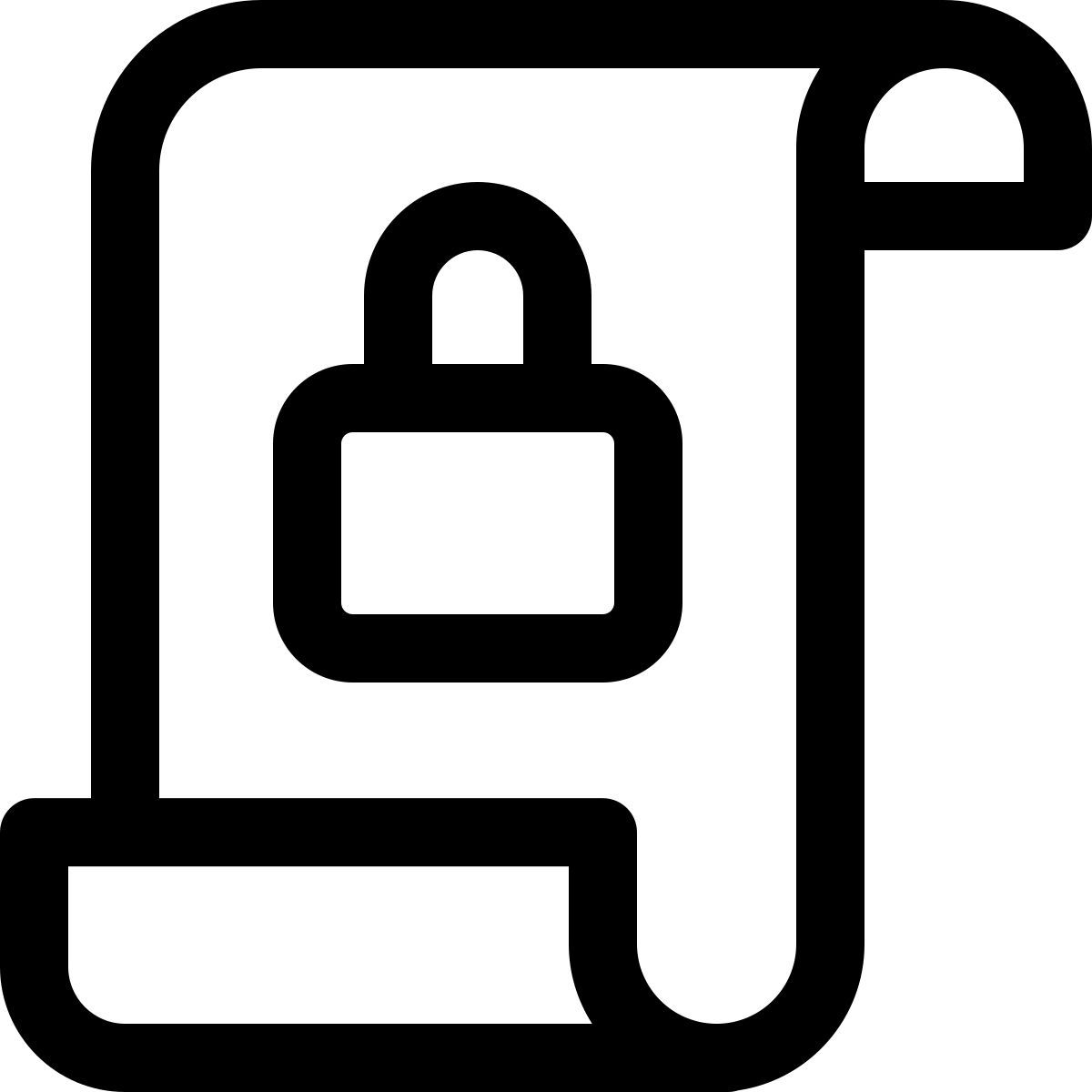 locked letter icon