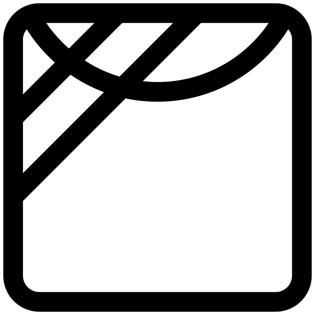 line dry in shade icon