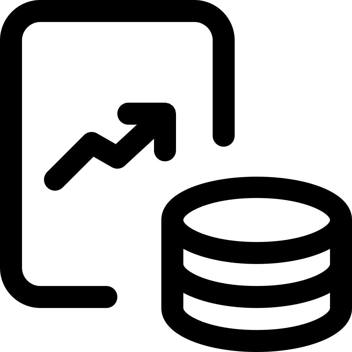 base de données statistiques icon