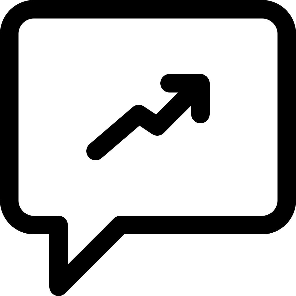 graph message icon