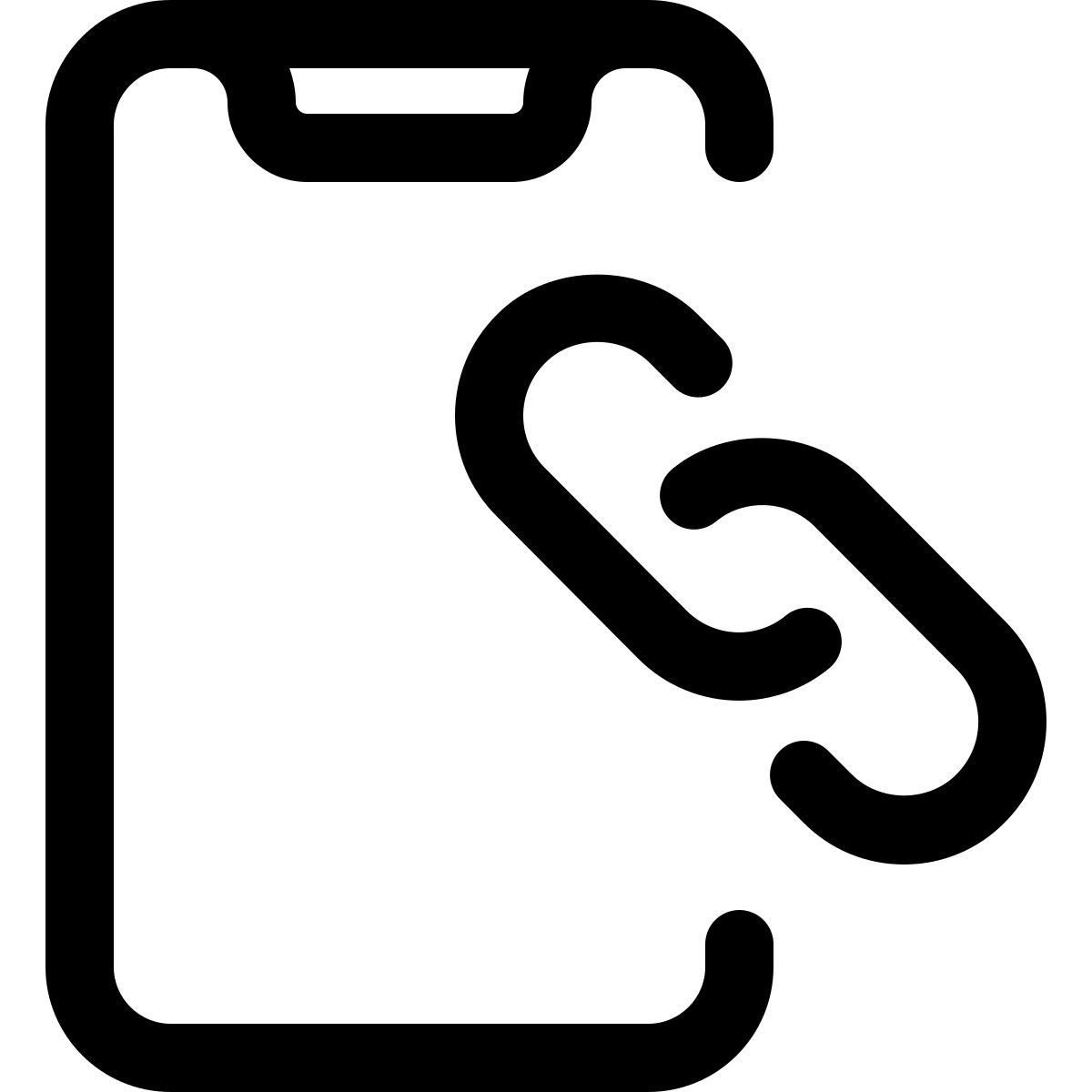 collegamento mobile icon