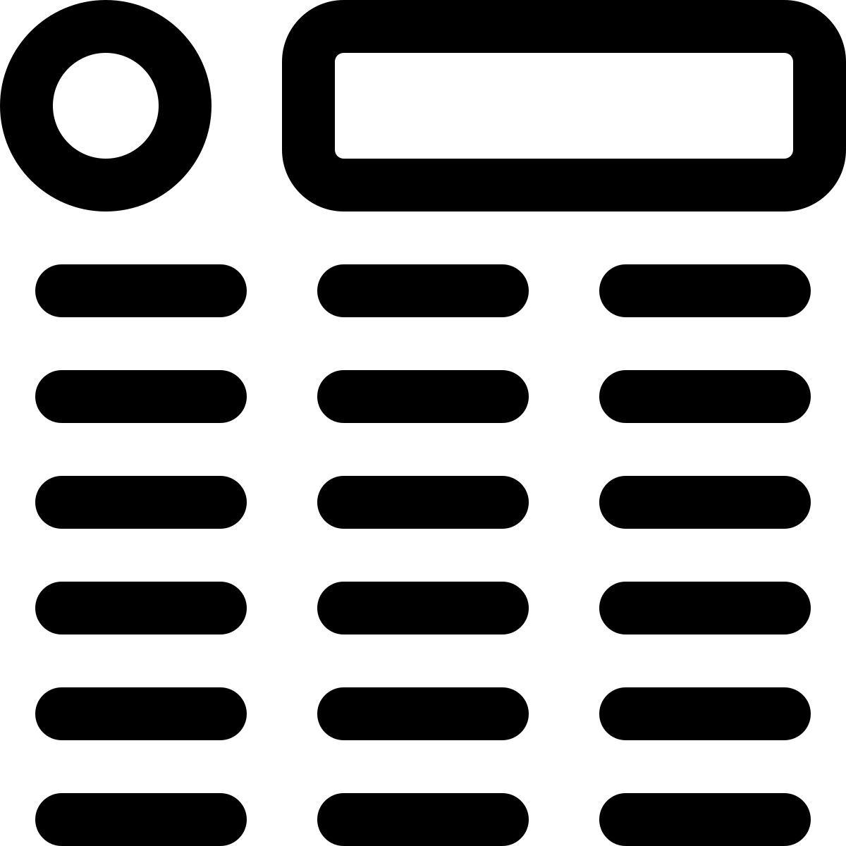 colonnes d'articles icon