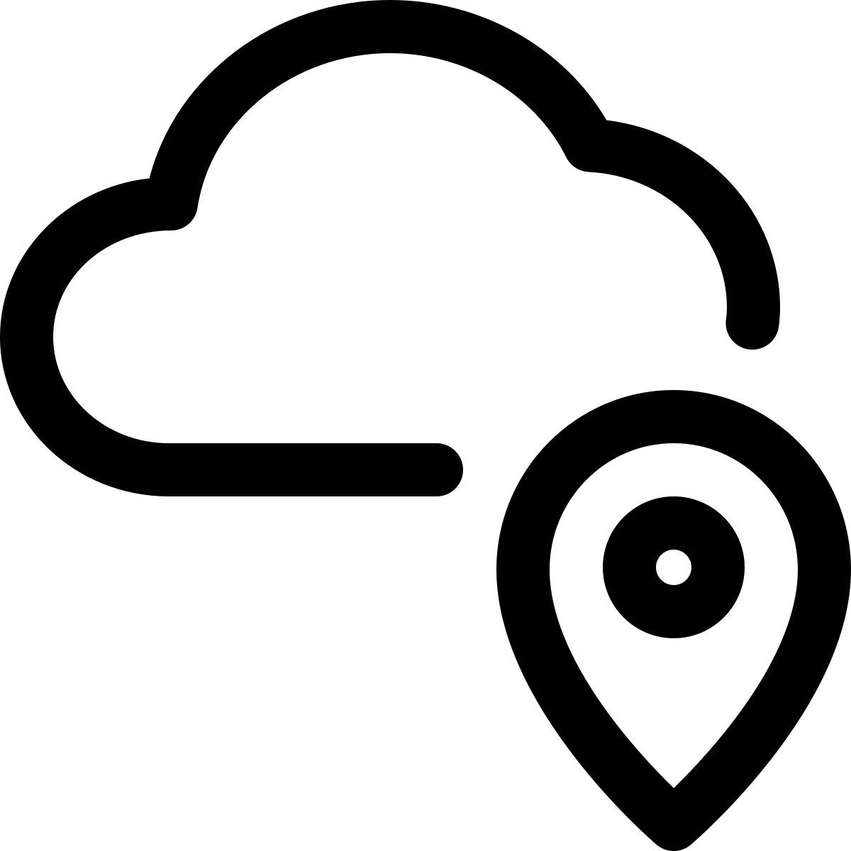 cloud standort icon