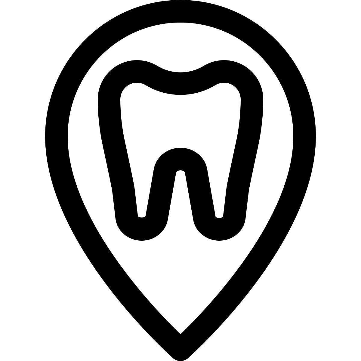 dental clinic location icon