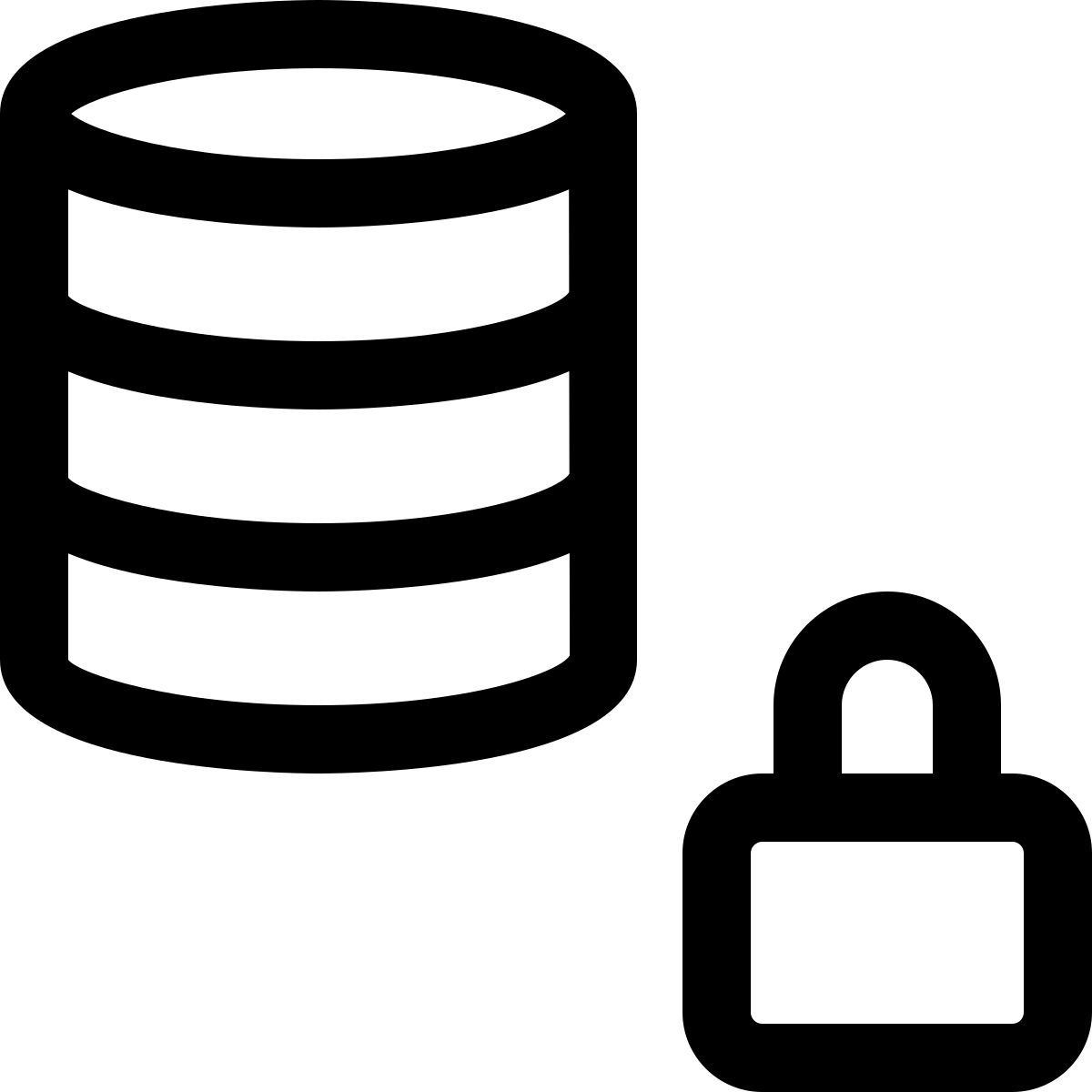 database sicuro icon