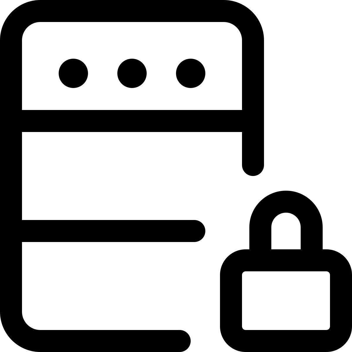 secure server icon