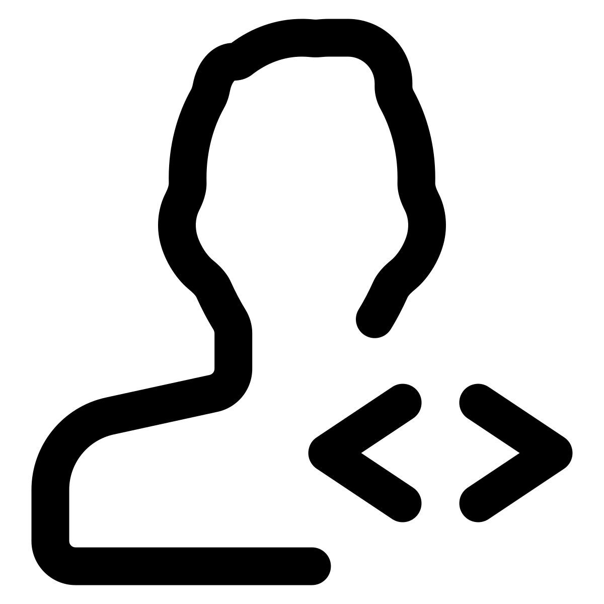 codificación de usuario icon