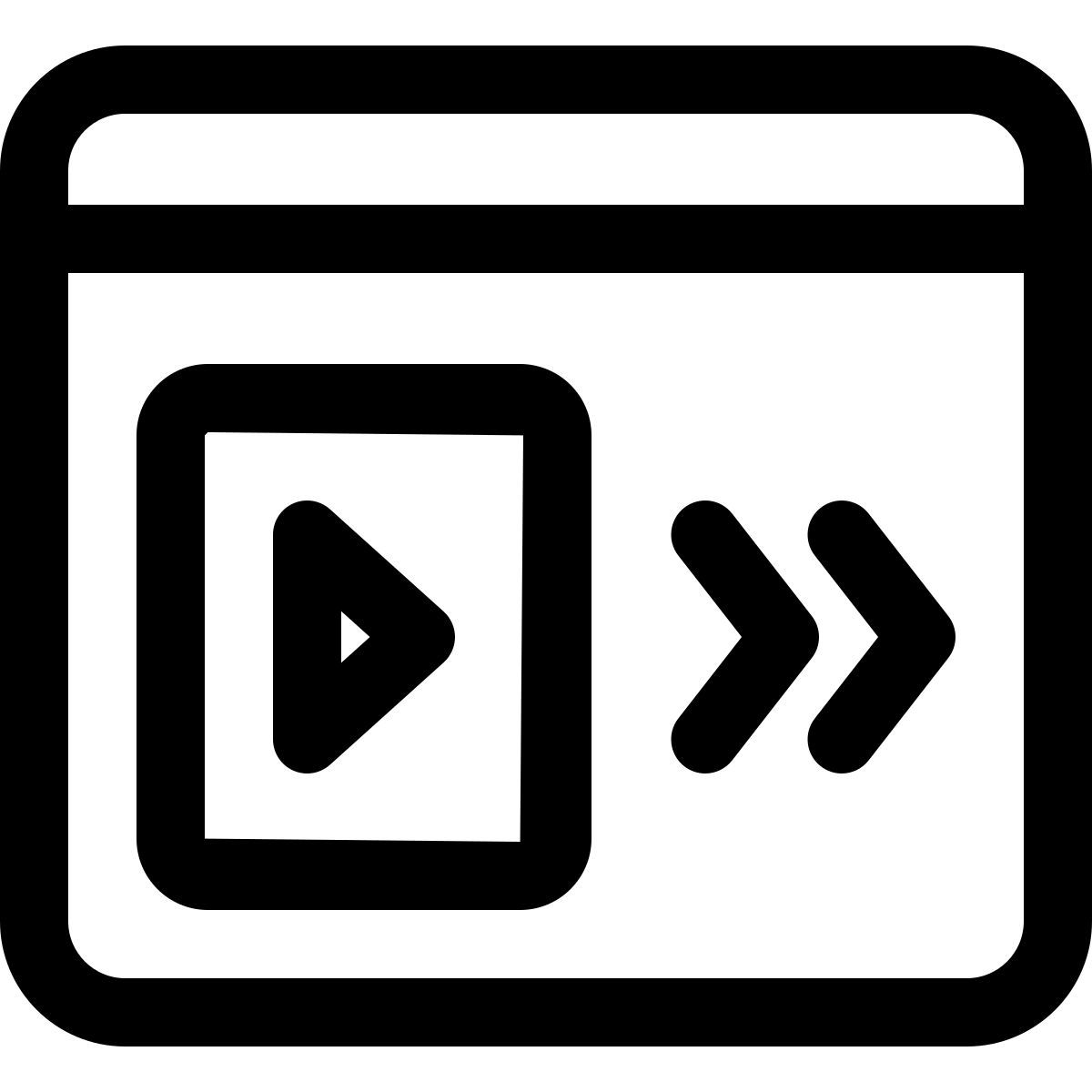 lettore multimediale online icon