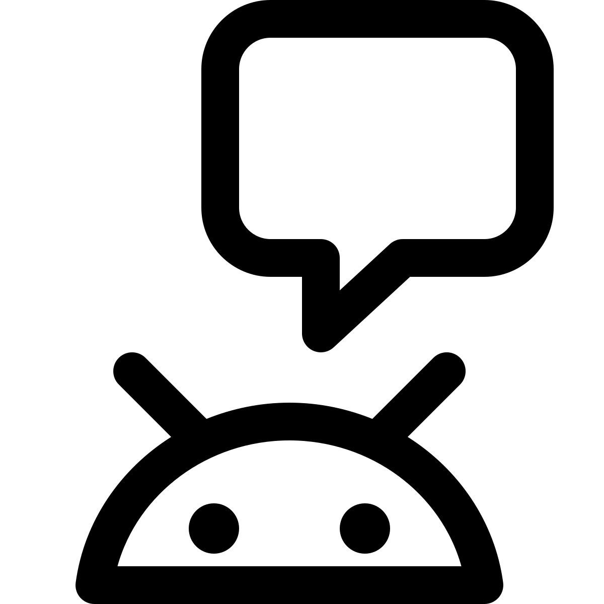 android chat icon