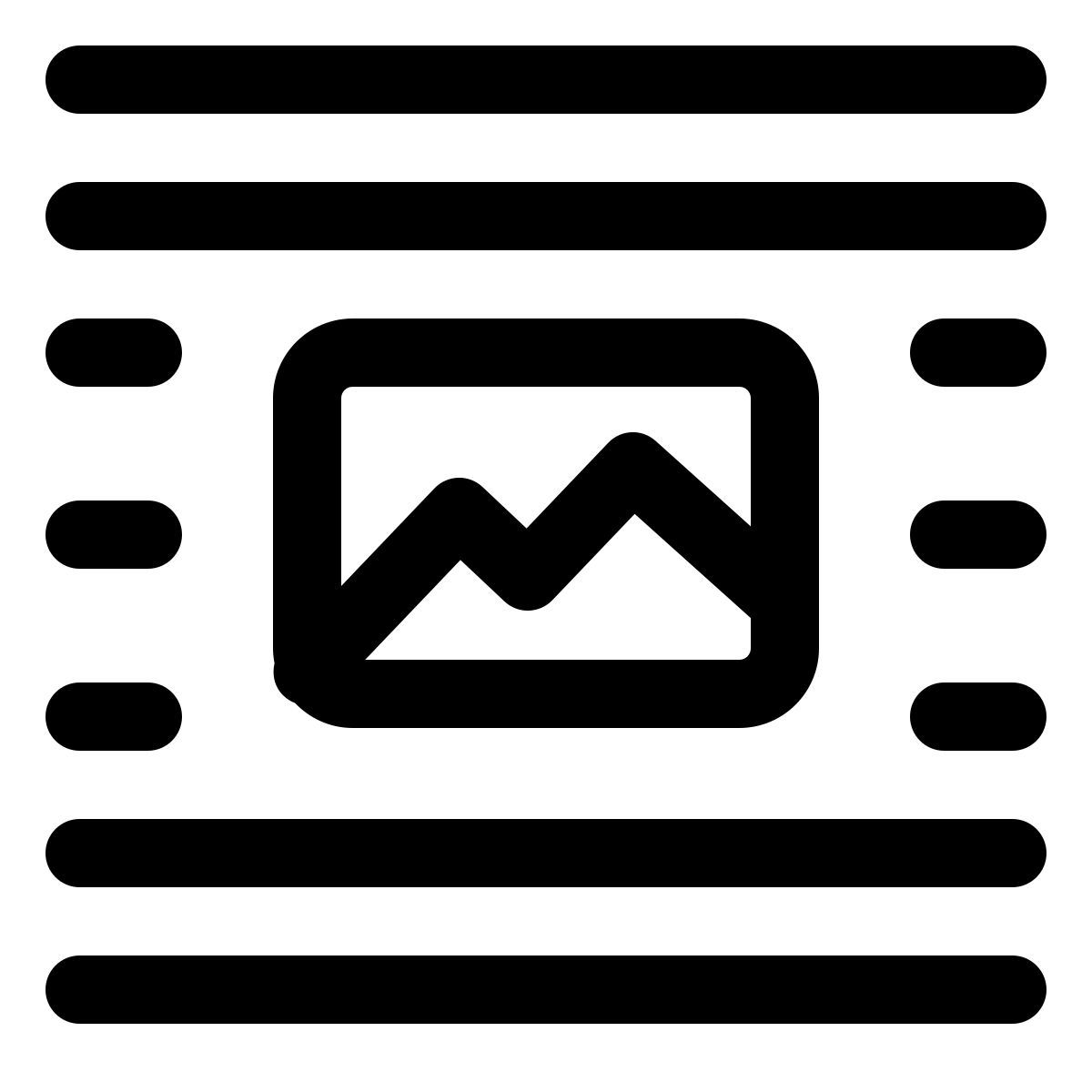 middle center image document page layout setting button icon