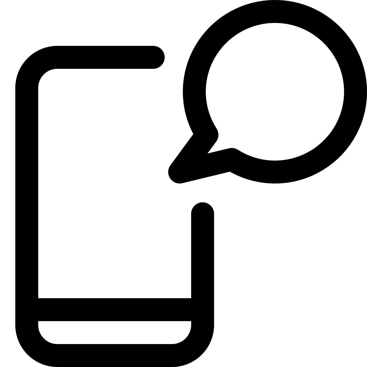 chat mobile icon