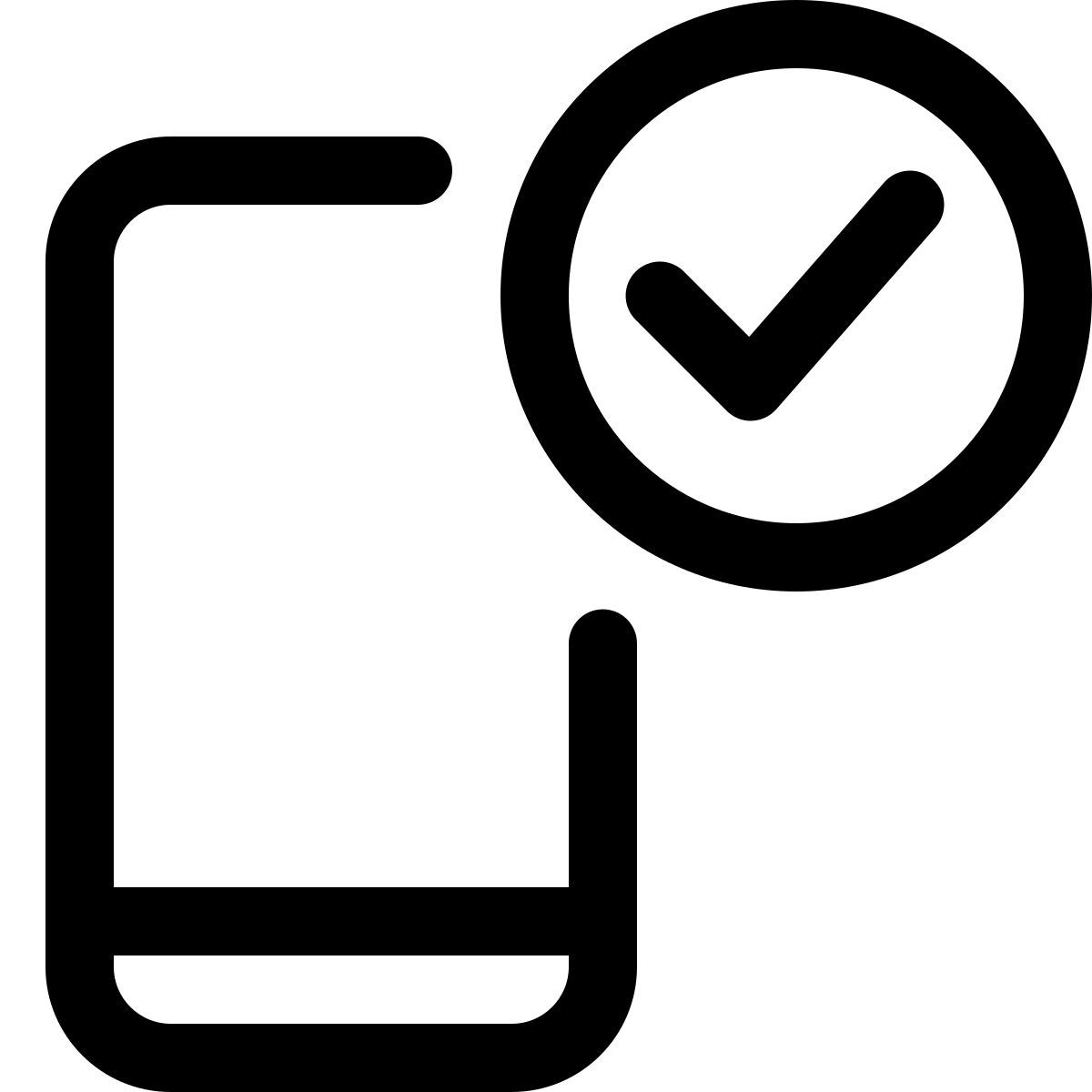 phone check icon