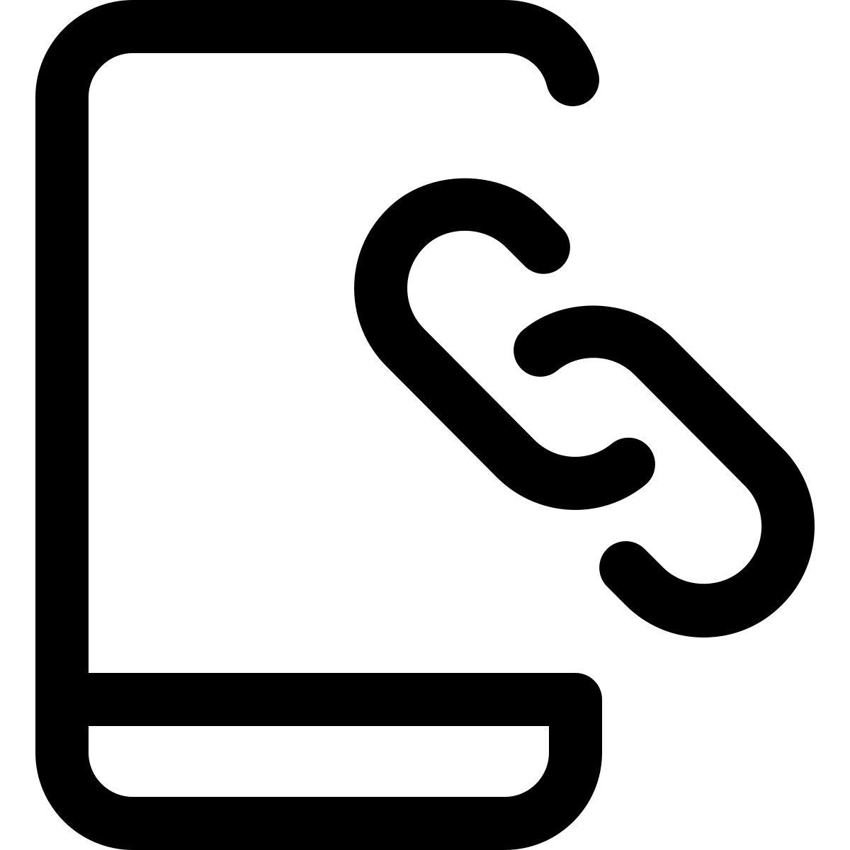 collegamento mobile icon