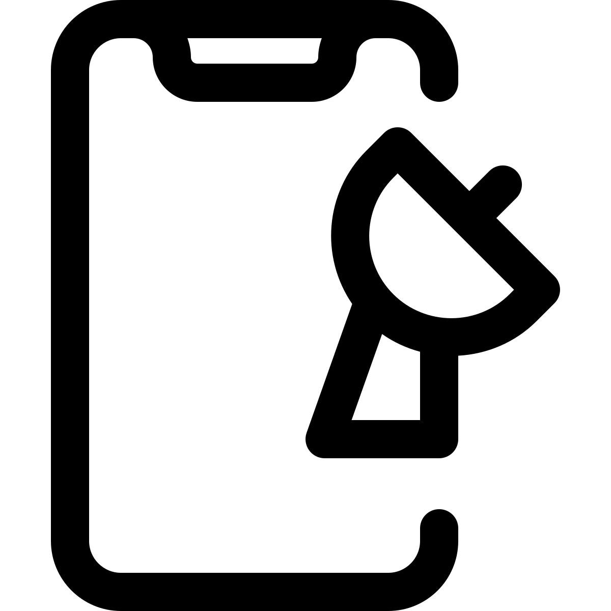 모바일에서 위성 접시로 icon