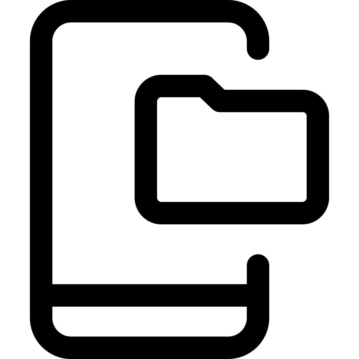 mobile folder icon