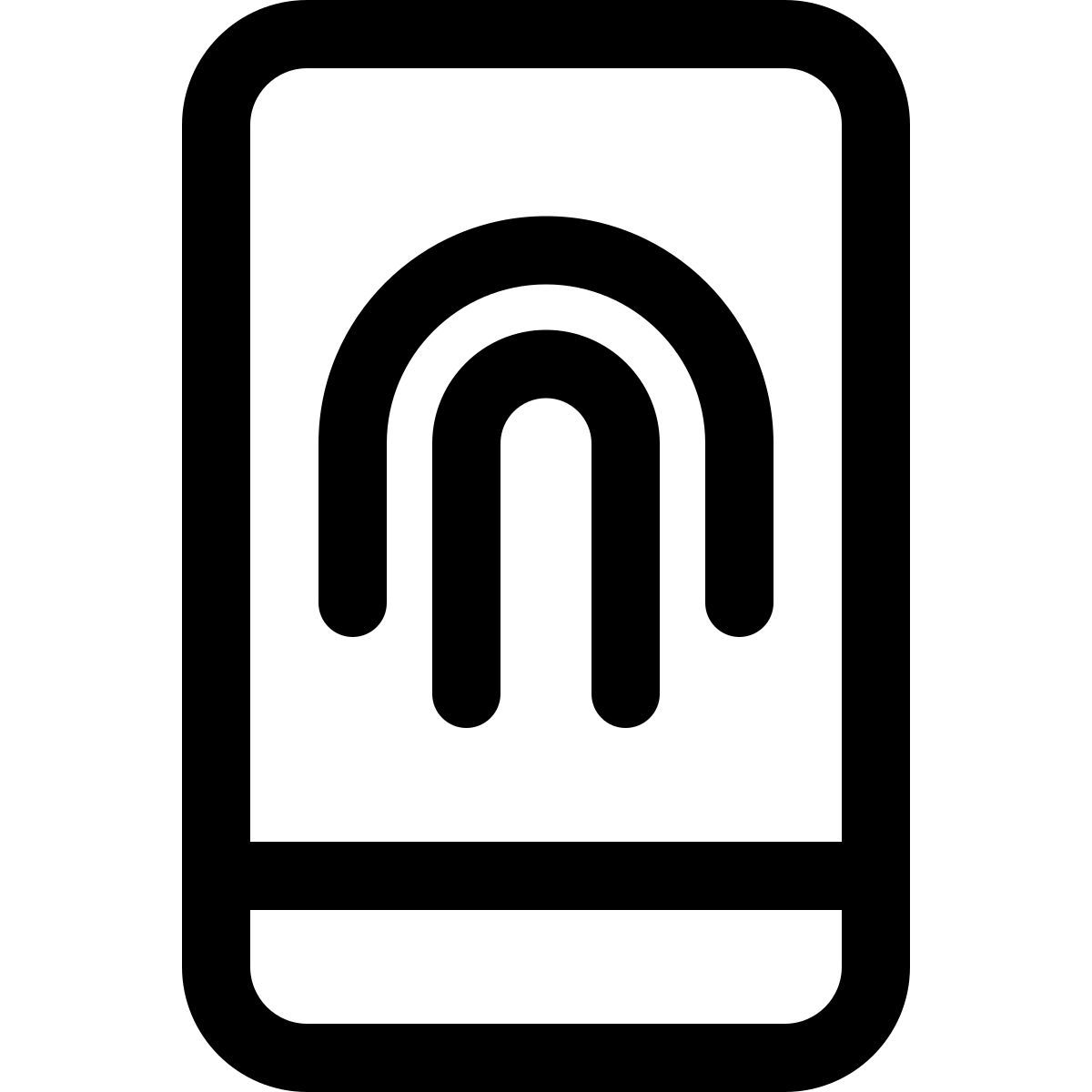 autenticación de huellas dactilares icon