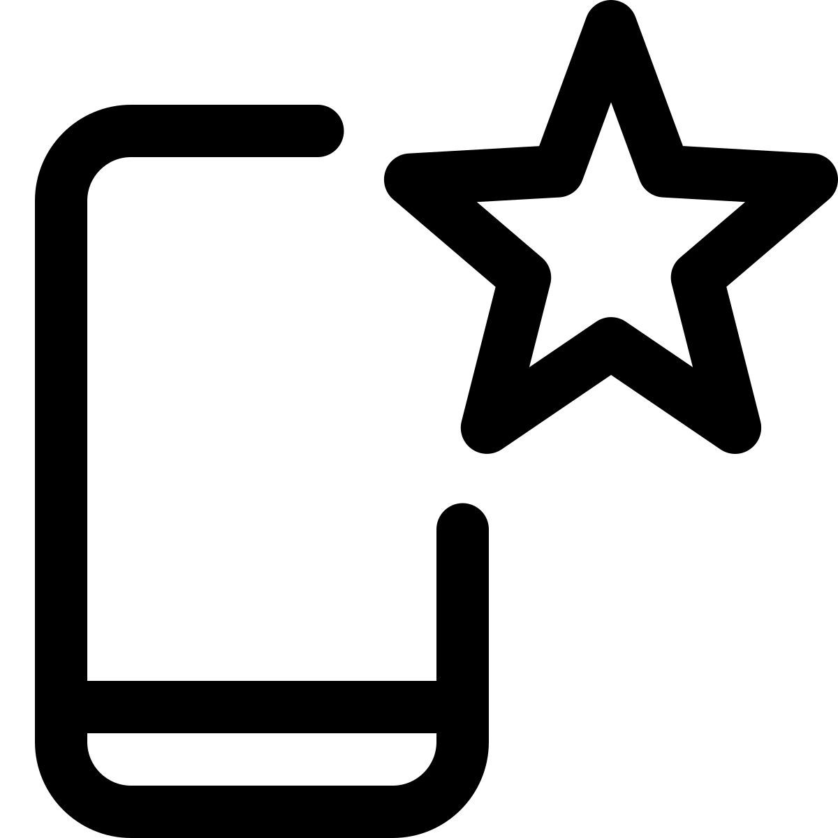 starred phone icon