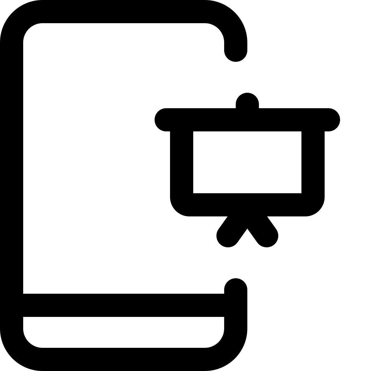 mobile presentation icon