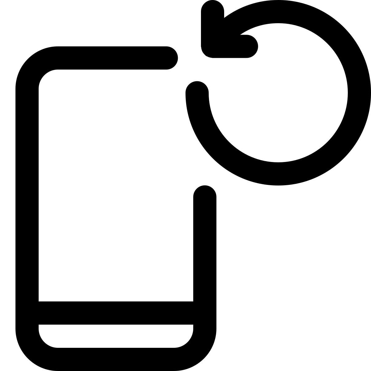 smartphone refresh icon
