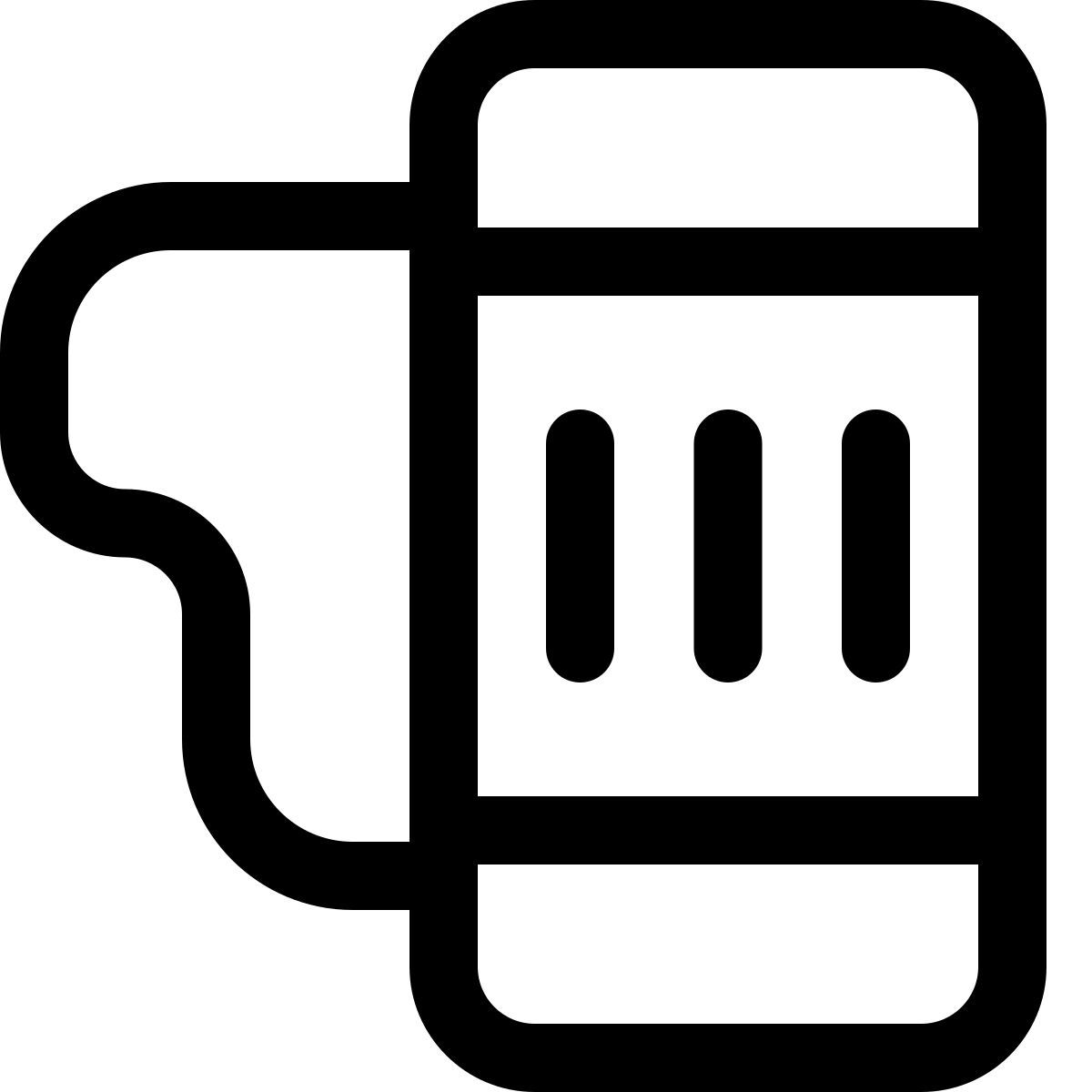garrafa com alça icon