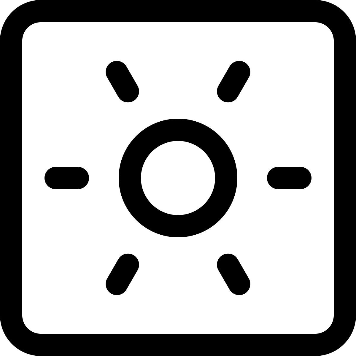 brightness down icon