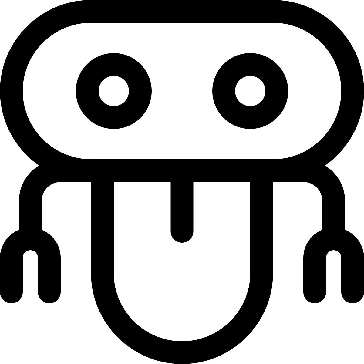 modern robot icon