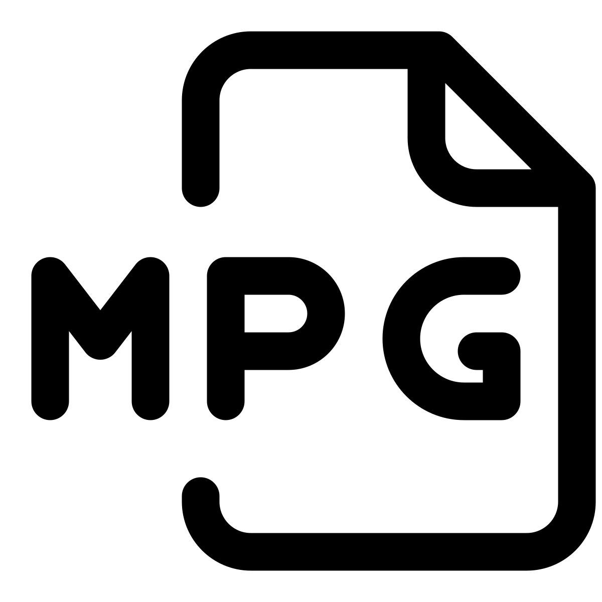 arquivo mpg icon