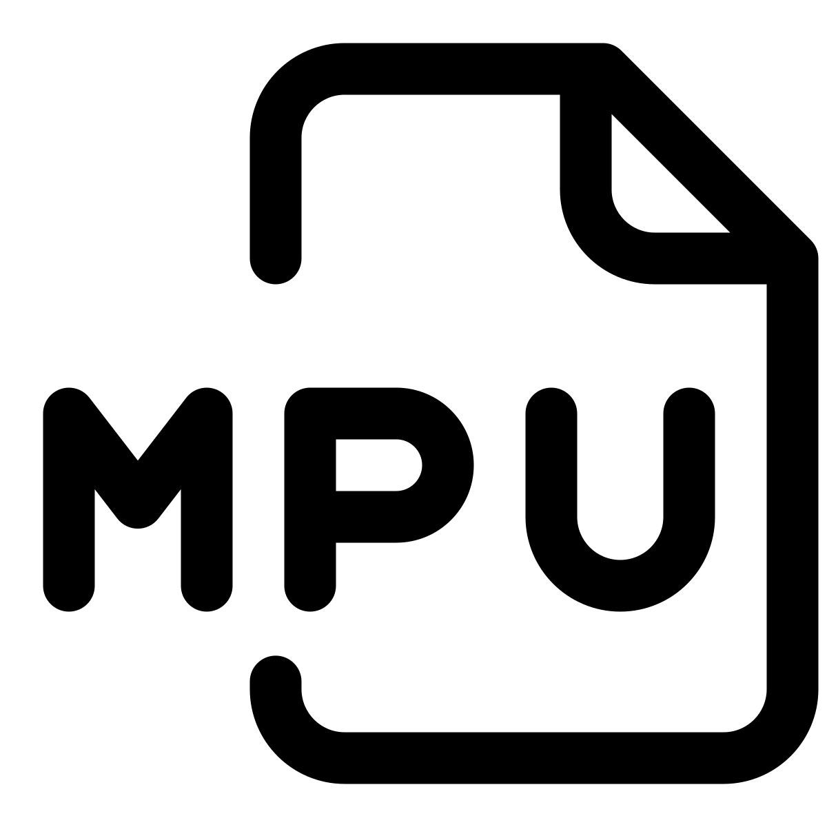 fichier mpu icon