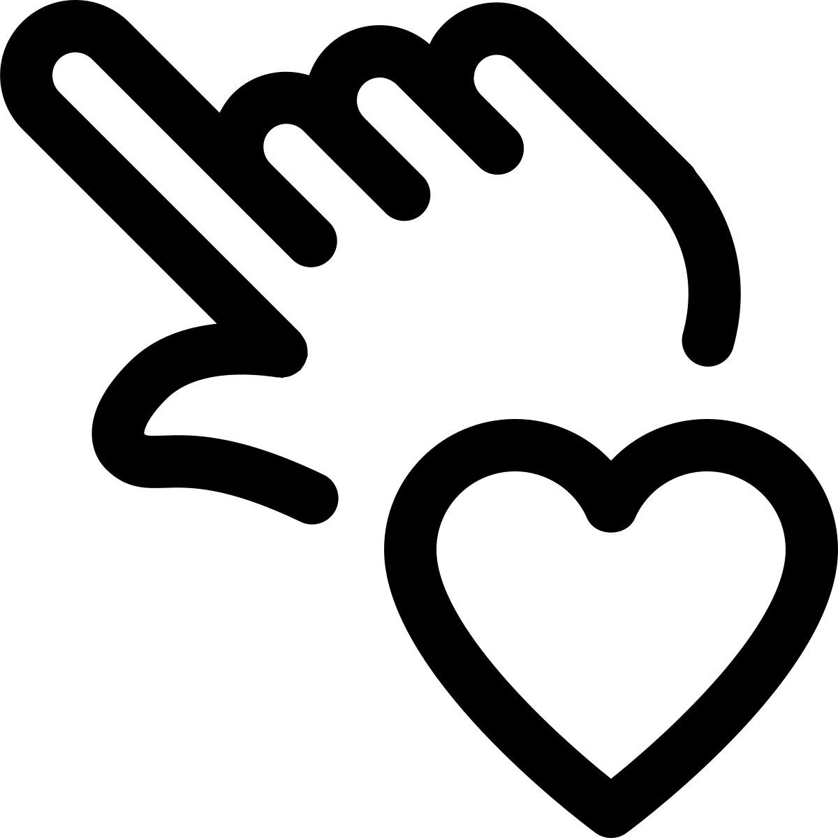 appuyez pour aimer icon