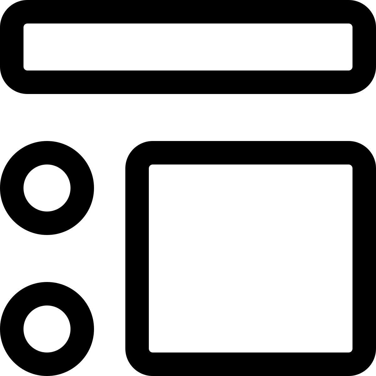 디자인 레이아웃 icon