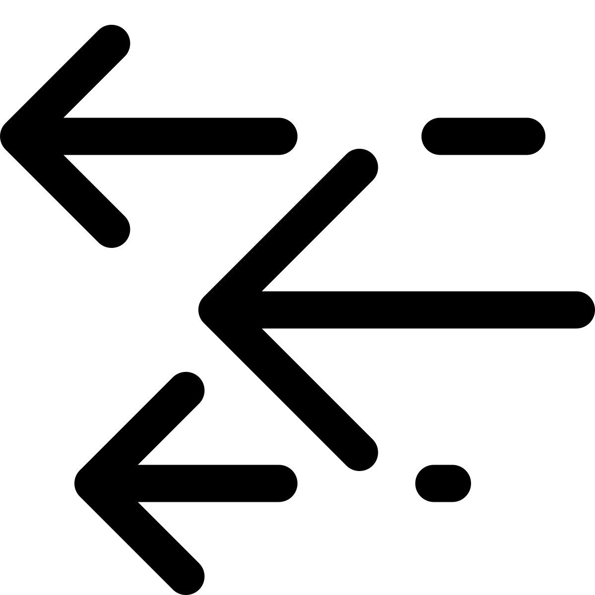 left arrows icon