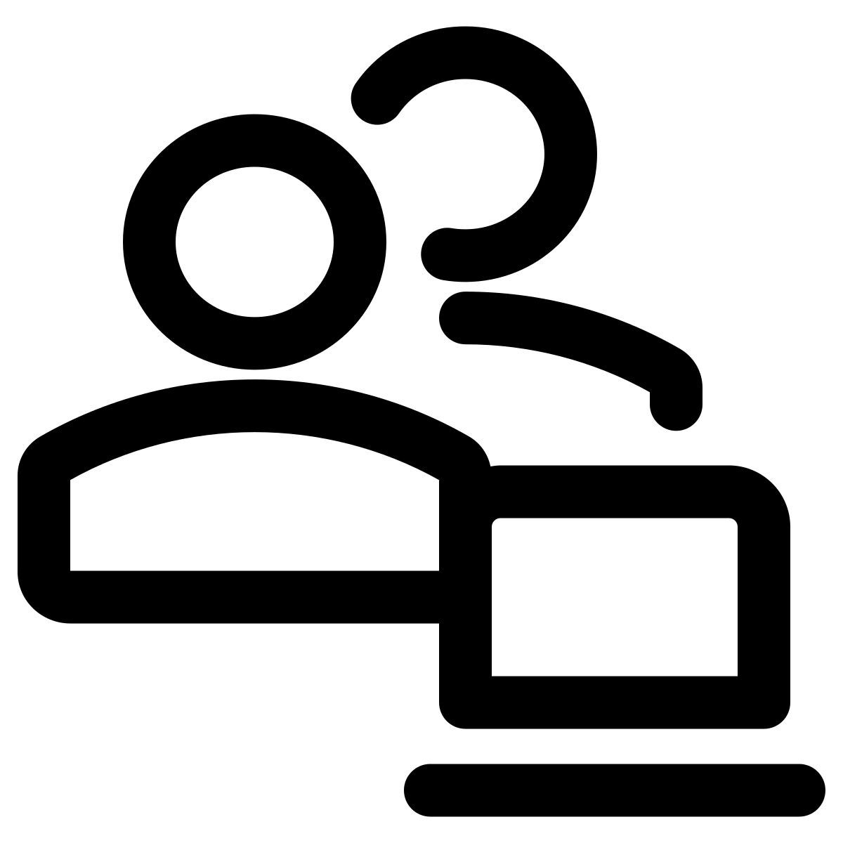 laptop users icon