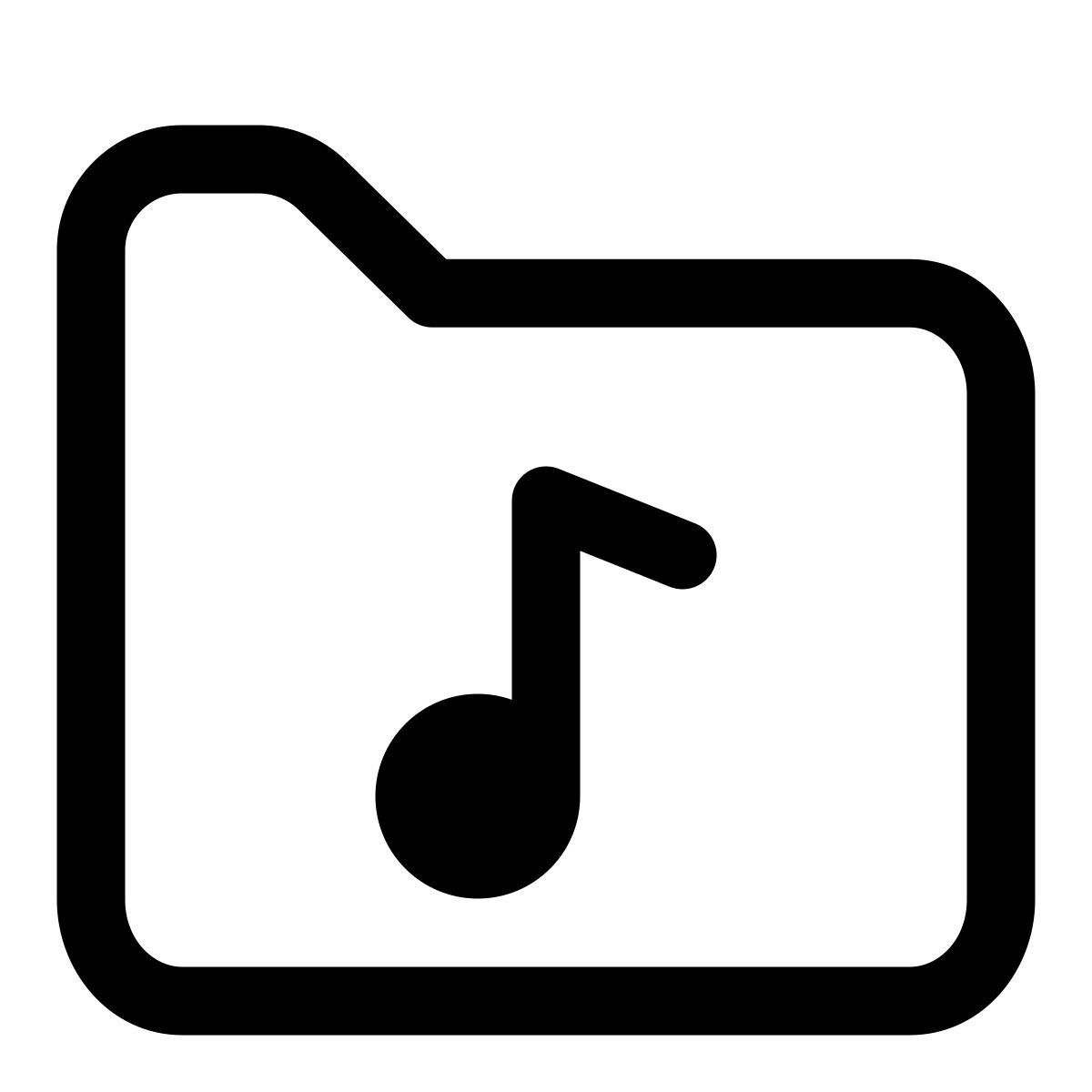 cartella musicale icon
