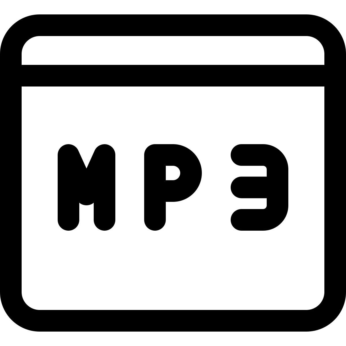 fenêtre mp3 icon