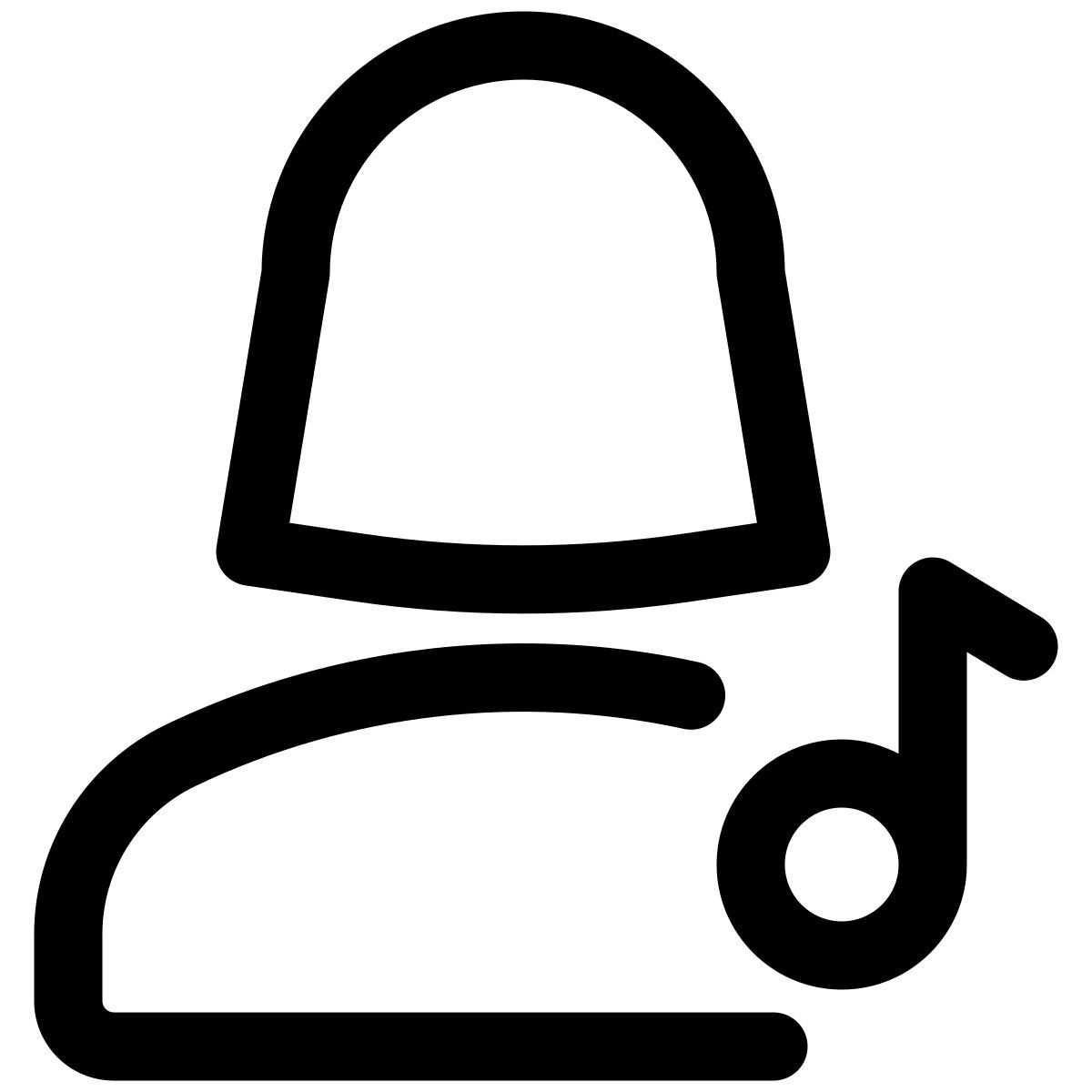 Von einem einzelnen Benutzer über einen Web-Messenger geteilte Musik icon